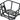 Benno Front Tray Basket - Black