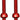 Muc-Off Big Bore Lite Tubeless Valve Stems - 3XLarge 80mm Red
