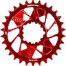 Wheels Manufacturing Direct Mount Chainring - 30t SRAM 3-Bolt Direct Mount 3mm Offset T-Type Chain Compatible Red