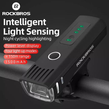 ROCKBROS Smart Sensing Front Bicycle Headlight QD-250LM - Gio's Outdoors -ROCKBROSUSA