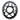5Dev T-Type Oval 3-Bolt Chainring 3mm Offset 30T Black