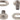 KMC MissingLink CL571R 7.1mm Connector - 78-Speed Reusable Silver 2 Pairs/Card