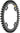 Gates Carbon Drive CDX CenterTrack Front Belt Drive Ring - 42t 4-Bolt 104mm BCD BLK