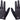 Handup Most Days Gloves - Pure Black Full Finger Medium
