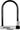Kryptonite KryptoLok U-Lock - 5 x 9" Keyed Black Includes bracket