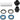 Shimano Hub Axle Set - Front HB-MT410-B