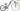 Burley Kazoo Single Speed Trailercycle - Blue