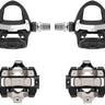 Garmin Rally RS/XC210 Power Meter Pedals Bundle - Clipless Composite/Alloy 9/16" BLK Pair Dual-Sensing Shimano SPD-SL/SPD