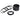 Reverse Single Speed Spacer Kit Black