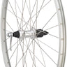 Quality Wheels Value Single Wall Series Rear Wheel - 26" QR x 135mm Rim Brake HG 10 Silver Clincher 36H