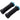 Reverse Youngstar Single Lock-On Grips 28mm Black/Light Blue