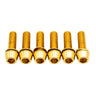 Better Bolts Deity Copperhead Ti  Stem Bolt Kit Gold 6/Count