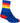 SockGuy Classic Vintage Socks - 4" Blue/Red/Orange/Yellow Small/Medium