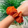 Game Day Solid Scrunchie - Burnt Orange - Gio's Outdoors