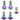 Better Bolts Fox 32 Fork Ti Bolt Kit 2016-2024 Rainbow 5/Count
