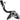 K-EDGE Elevate Race 1x Chain Guide - 40-52t Braze-On Black/Silver Anodized