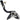 K-EDGE Elevate Race 1x Chain Guide - 40-52t Braze-On Black/Silver Anodized