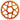 Works Components Round Chainring Shimano DM 30T Boost 3mm Orange