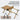 Qunature Lightweight Foldable Aluminum Table with Stable Triangular Structure - Gio's Outdoors -ROCKBROSUSA