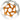 Hope MTB Floating Centre-Lock Disc Brake Rotor - 180mm Center-Lock Orange