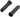 Jagwire 1.8mm Cable End Crimps Black Bag of 20