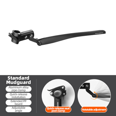 ROCKBROS Bicycle Front and Rear Fender Set - Quick Release, Adjustable - Gio's Outdoors -ROCKBROSUSA
