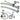 Trail gator Tow Bar  70lbs Silver