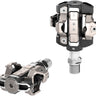 Garmin Rally XC110 Power Meter Pedals - Dual Sided Clipless Alloy 9/16" BLK Pair Single-Sensing Shimano SPD