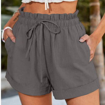 Solid Color Loose Casual Fashion Shorts - Gio's Outdoors
