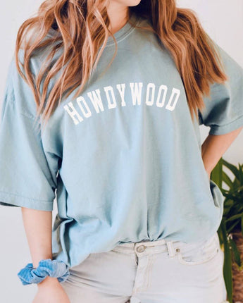 HOWDYWOOD Garment Dyed Graphic T-Shirt