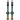 Ridefarr Supa-Flow Tubeless Valve Stem 60mm (Pair) Green