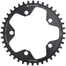 Wolf Tooth 110 BCD Cyclocross Road Chainring - 38t 110 BCD 5-Bolt Drop-Stop B 10/11/12-Speed Eagle Flattop Compatible BLK