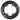 absoluteBLACK Round Chainring 4x110BCD Shimano Asym 50T - Black