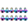 Better Bolts Titanium Buttonhead Rotor Bolt Kit Rainbow 12/Count