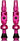 Muc-Off Big Bore Lite Tubeless Valve Stems - Small 30mm Pink