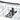 Basil Portland Rear Basket - MIK Mount Aluminum Silver