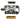 Exustar E-PM818 Dual Sided Pedals Body: Aluminum Spindle: Cr-Mo 9/16'' Black