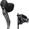 Shimano GRX ST-RX820-LA Brake/Dropper Remote Lever BR-RX820 Hydraulic Disc Brake Caliper - Left/Front Flat Mount Caliper