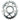 5Dev T-Type Oval 3-Bolt Chainring 3mm Offset 30T Silver
