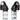 microSHIFT Bar End Shifter Set 9-Speed Road Double/Triple Shimano Compatible Silver