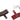 Tektro D40.11 Disc Brake Pad - Metal/Ceramic Compound For Use Dorado HD-E710 Disc Brakes Red
