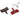 Tektro D40.11 Disc Brake Pad - Metal/Ceramic Compound For Use Dorado HD-E710 Disc Brakes Red