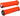 ODI Vanquish Grips - Orange/Black Lock-On