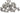 BikeFit Cleat Screws 25-Pack 16mm Universal / Look / Shimano Compatible 4mm Hex M5 X 0.8