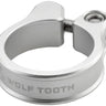 Wolf Tooth Seatpost Clamp - 31.8mm Bolt-On Raw Silver