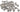 BikeFit Cleat Screws 25-Pack 20mm Universal / Look / Shimano Compatible 4mm Hex M5 X 0.8
