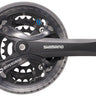 Shimano Acera FC-M361 Crankset - 175mm 7/8-Speed 42/32/22t 104/64 BCD Square Taper JIS Spindle Interface BLK