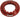 Hope Center Lock Disc Lockring - Red