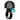 Spurcycle Compact Bell 22.2mm Black/Teal