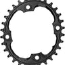 absoluteBLACK Oval 94 BCD Chainring - 30t 94 BCD 4-Bolt Narrow-Wide Black